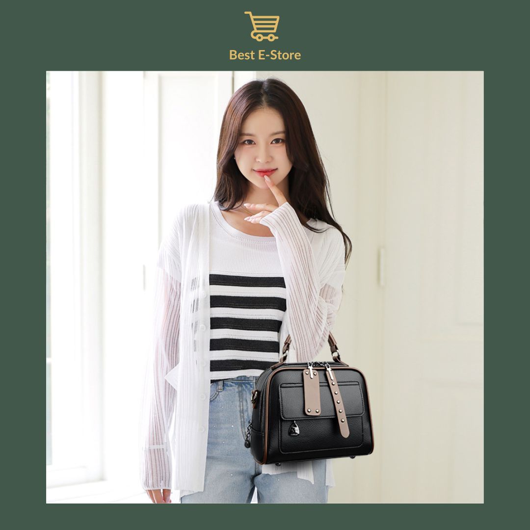 👜 Elegant Leather Shoulder Bag: Stylish & Spacious ✨