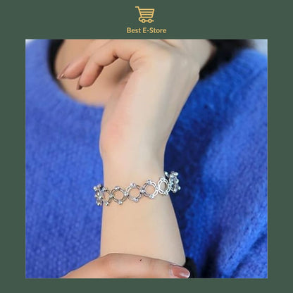 🎁 The Perfect Gift: Convertible Bangle Ring with Sparkling CZ Glamour 💎
