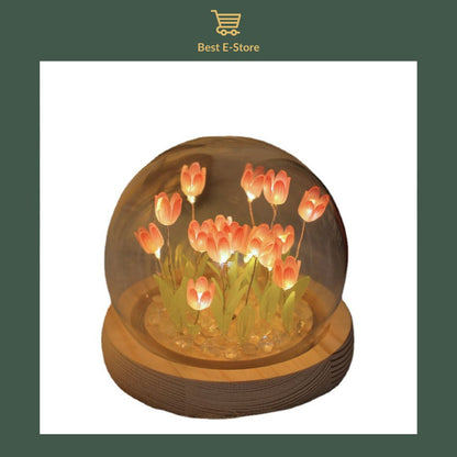 Lampe tulipe enchanteresse: Ambiance douillette et idée cadeau parfaite ✨