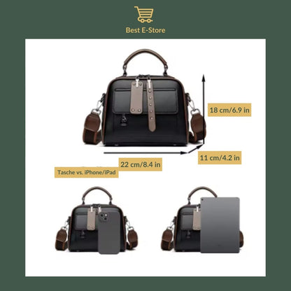 👜 Elegante Leder-Umhängetasche: Stilvoll & geräumig ✨
