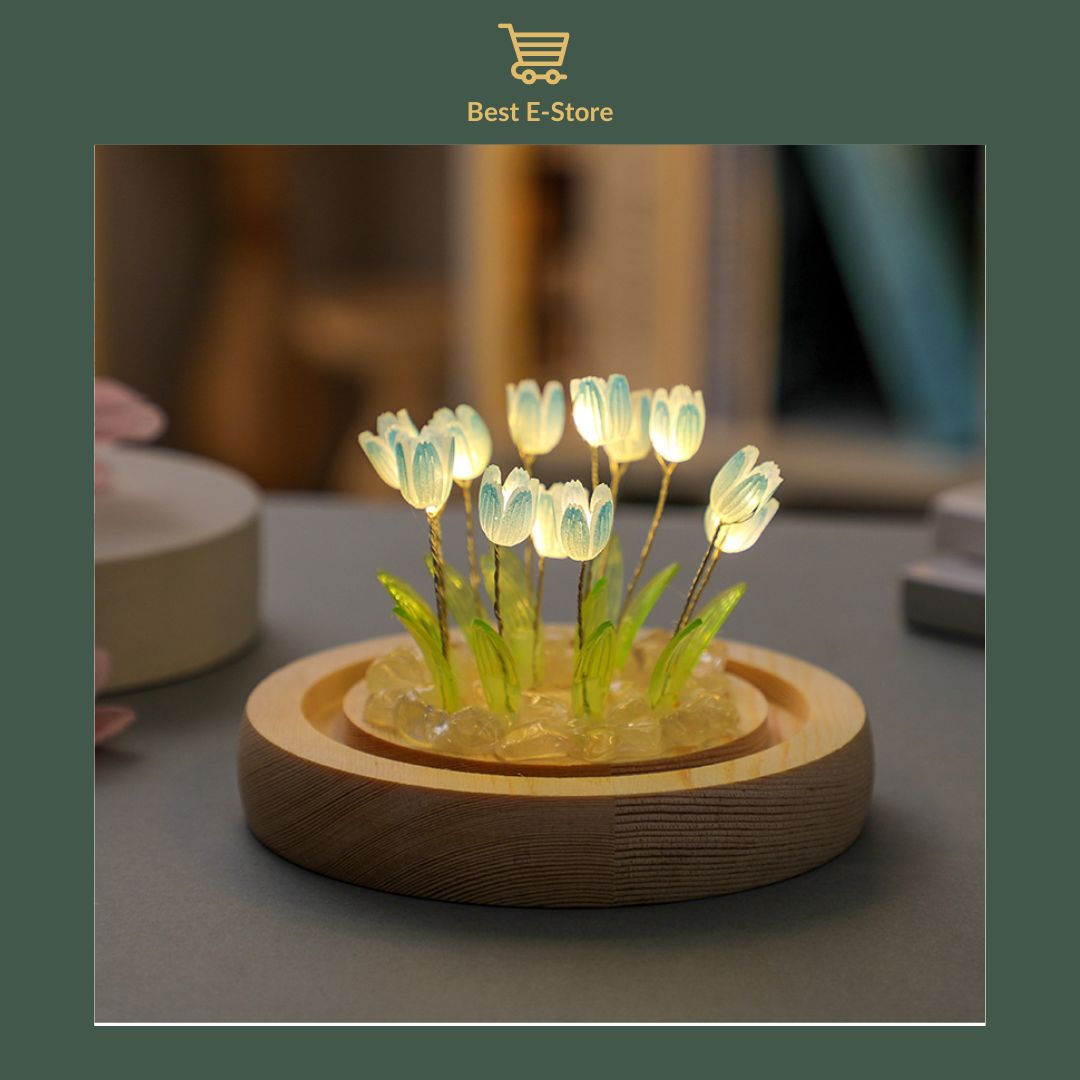 Incantevole lampada a tulipano: Ambiente accogliente e idea regalo perfetta ✨