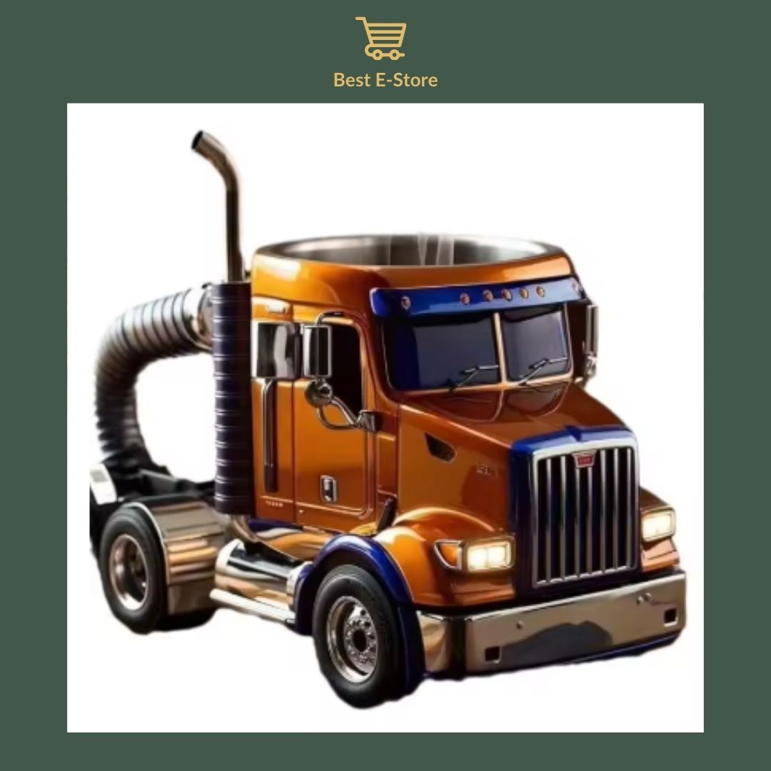 🚛 Tasse à café Semi-Truck: Cadeau parfait pour les amateurs de camions ☕