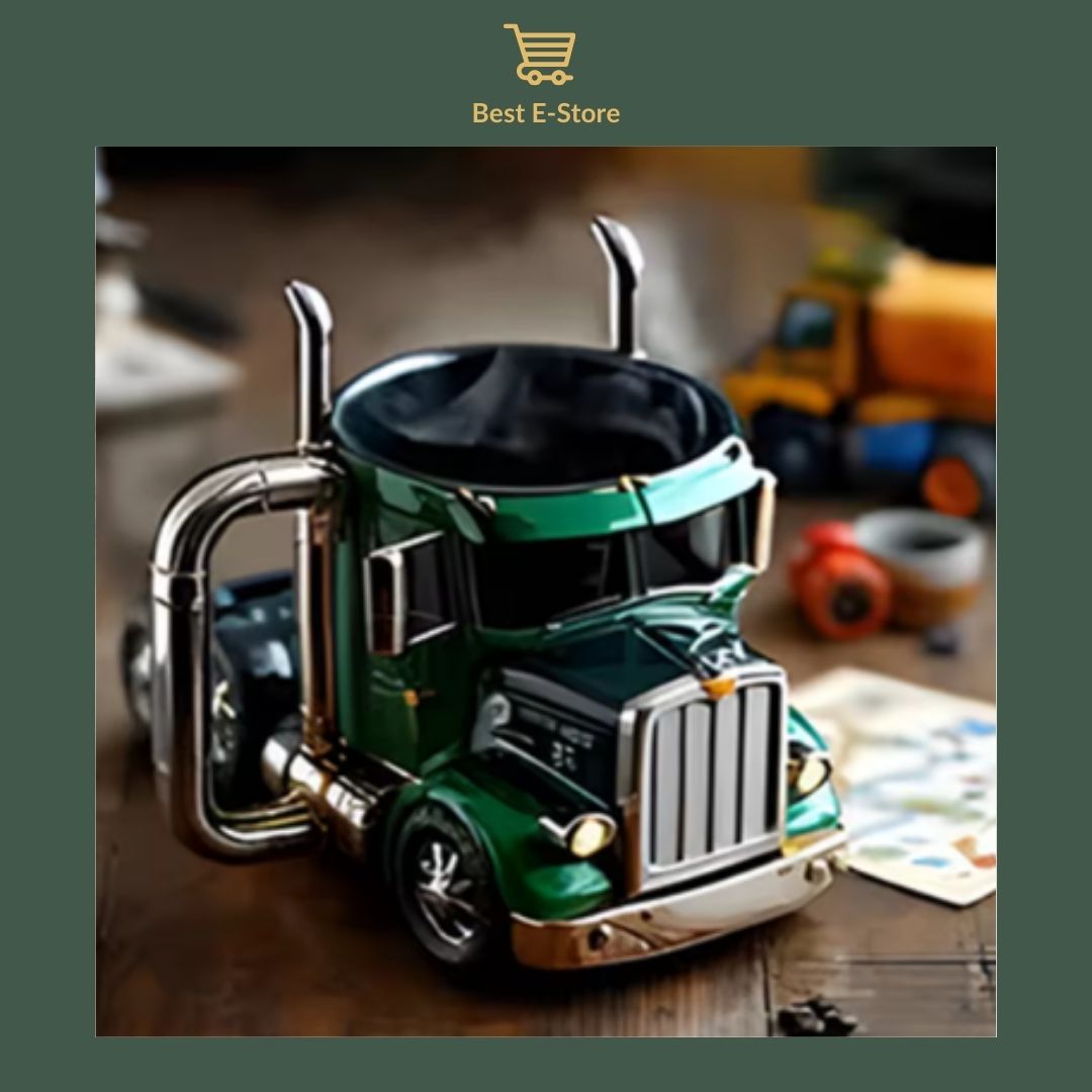 🚛Semi-vrachtwagen koffiemok: Perfect cadeau voor vrachtwagenliefhebbers ☕