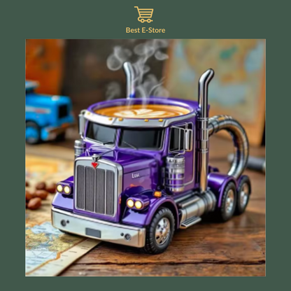 🚛 Tasse à café Semi-Truck: Cadeau parfait pour les amateurs de camions ☕