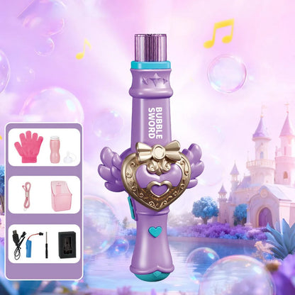 Electric Princess Wand Colorful Smoke Bubble Stick