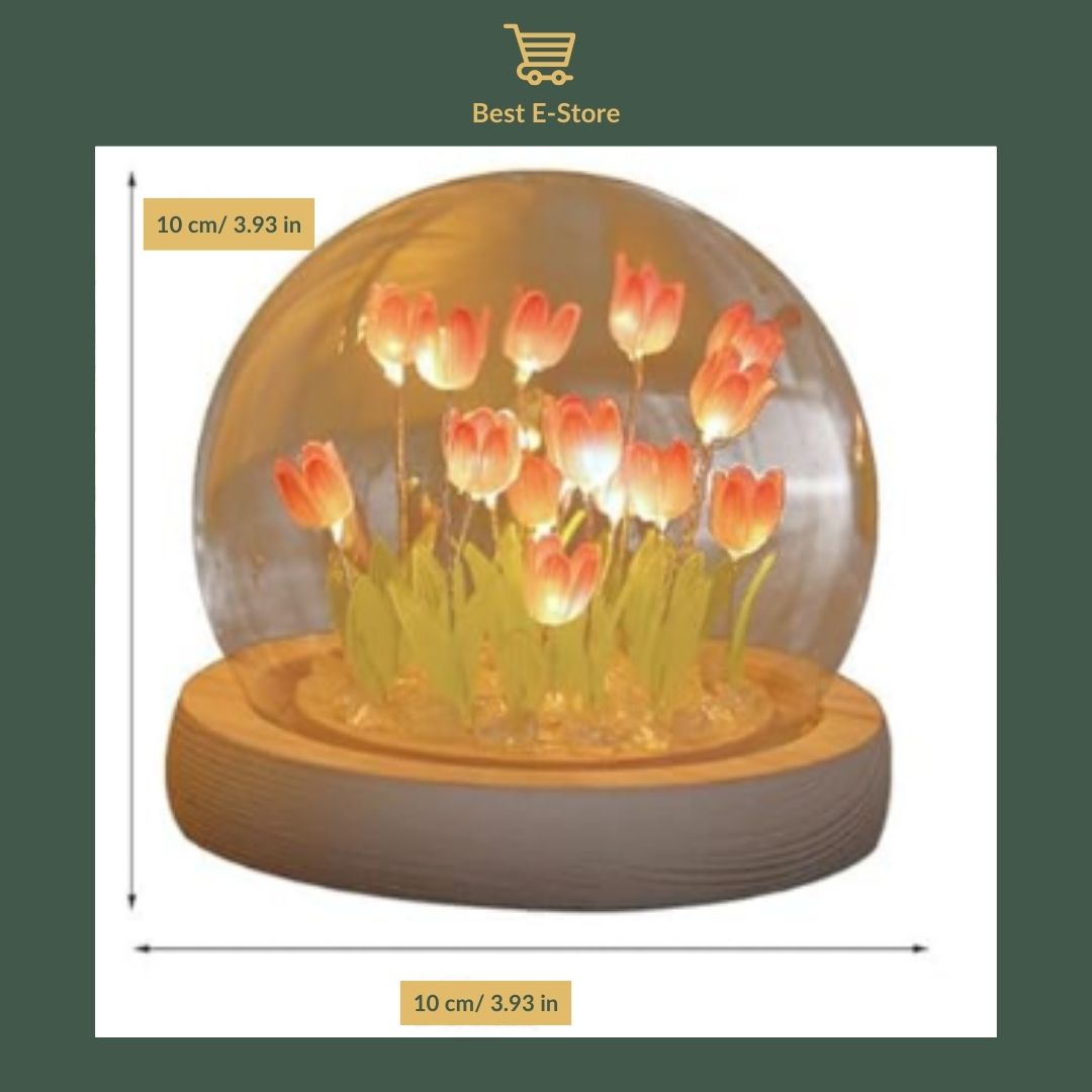 Lampe tulipe enchanteresse: Ambiance douillette et idée cadeau parfaite ✨