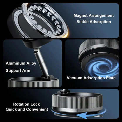 Vacuum Suction Magnetic Bracket